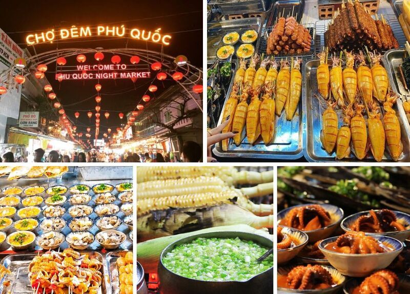 Chợ đêm Phú Quốc: Khám phá Thiên đường ẩm thực và mua sắm