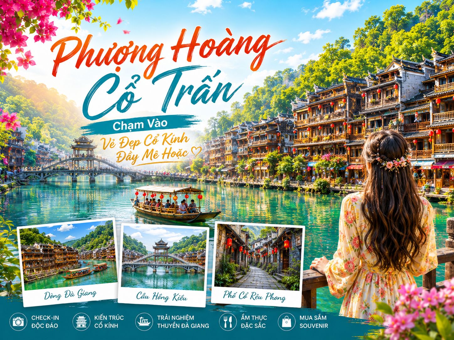 Phượng Hoàng Cổ Trấn: Chạm Vào Vẻ Đẹp Cổ Kính Đầy Mê Hoặc