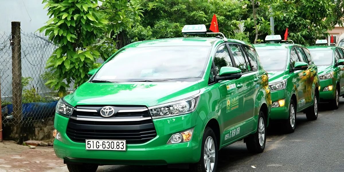 Taxi Mai Linh với sắc xanh đặc trưng