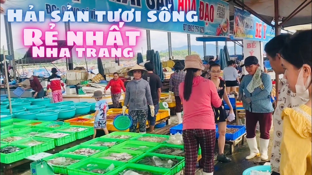 Chợ hải sản cảng Vĩnh Lương