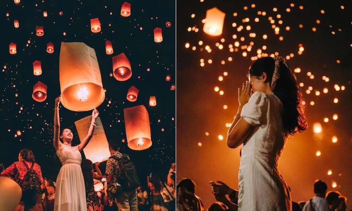 Chụp ảnh “sống ảo” giữa khung cảnh lung linh