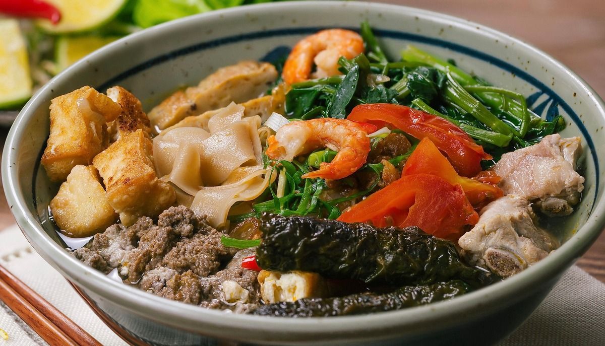 món bánh đa cua Hải Phòng
