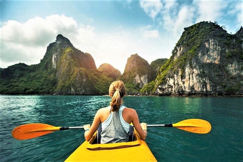 Một vài hình ảnh check-in của du khách ở hang Luồn