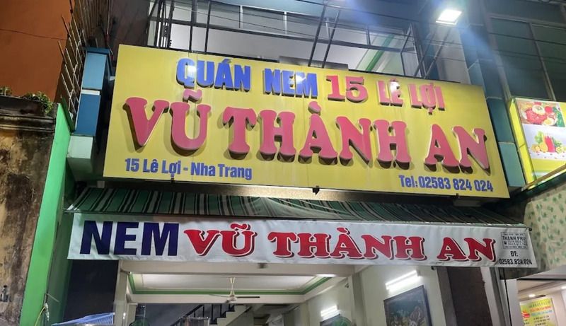 Nem nướng Nha Trang Vũ Thành An