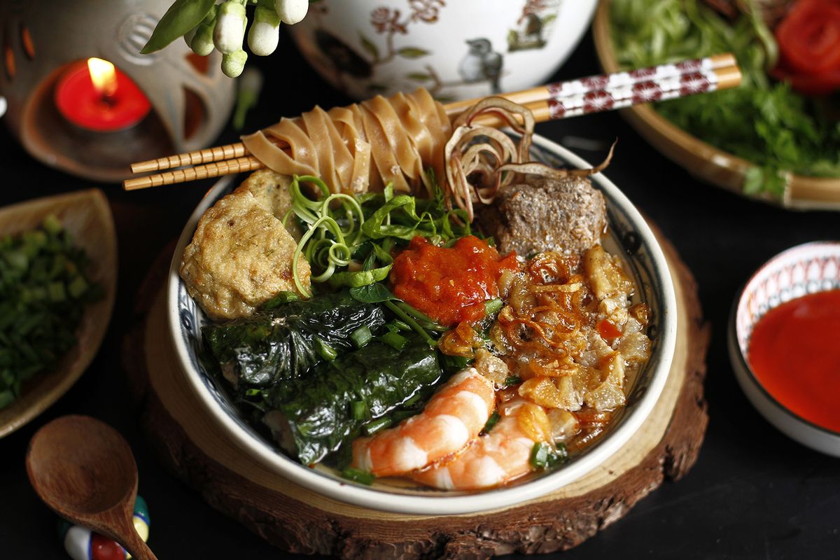 món bánh đa cua Hải Phòng