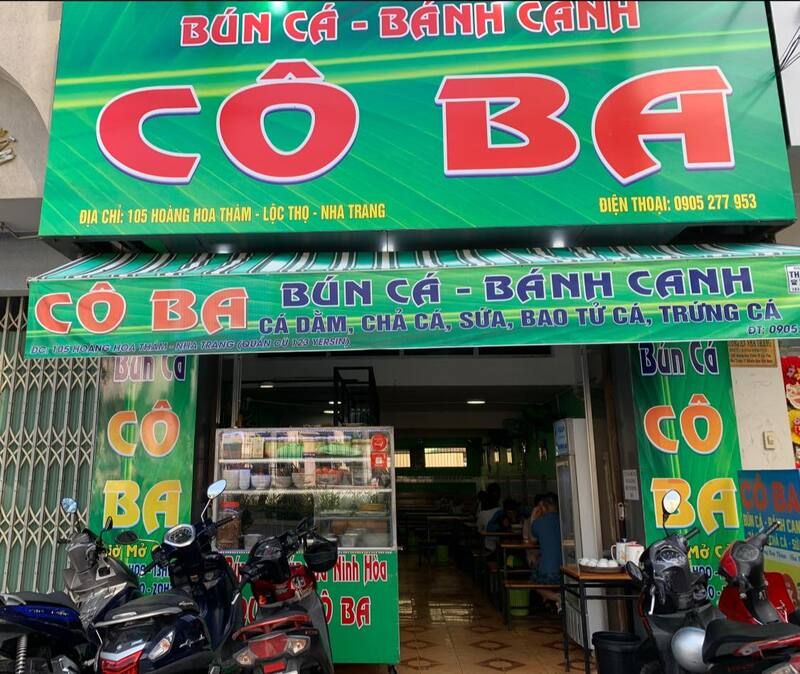 Bún cá cô Ba Nha Trang