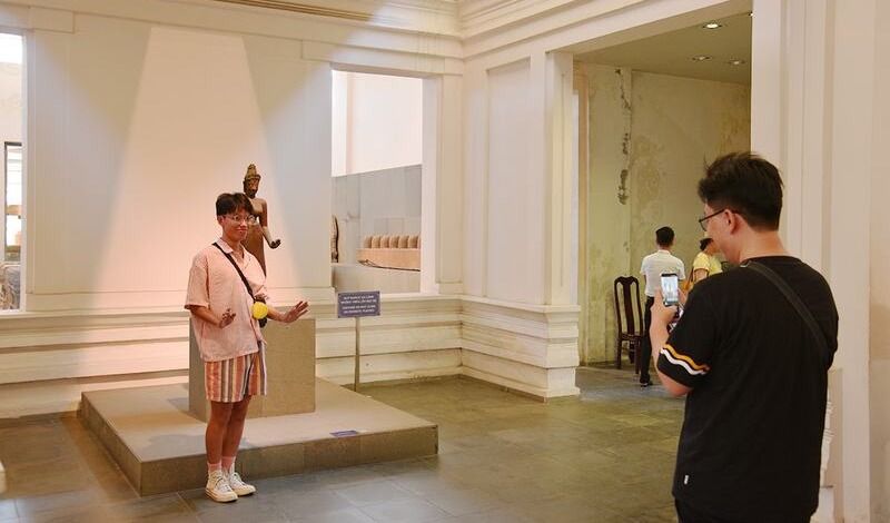 Một số hình ảnh check-in đẹp tại bảo tàng nghệ thuật điêu khắc Chăm