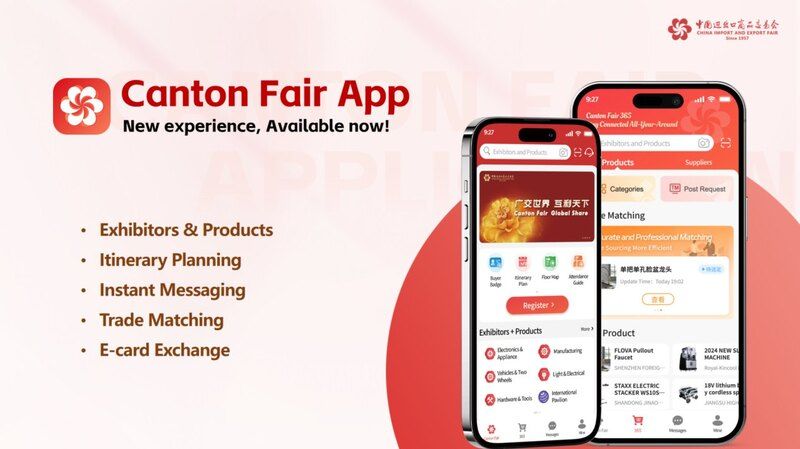 Đăng ký thông qua app Canton Fair