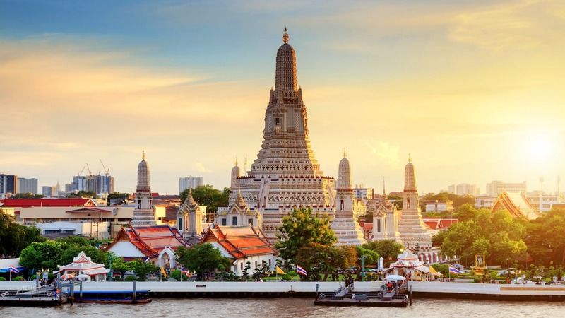 Ngắm nhìn vẻ đẹp đôi bờ sông Chao Phraya
