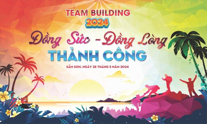 Backdrop team building theo mùa hoặc dịp lễ