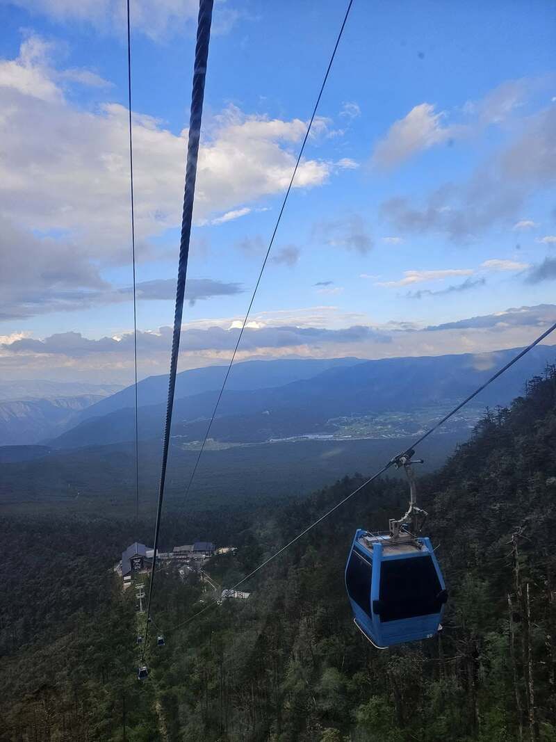 Ngồi cáp treo lên đỉnh Glacier Park