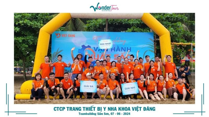 Backdrop team building ngoài trời