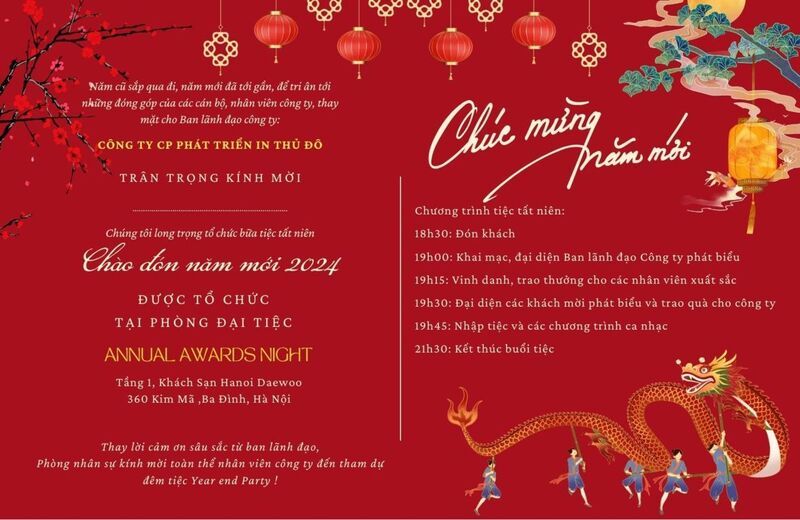 Lời mời trang trọng