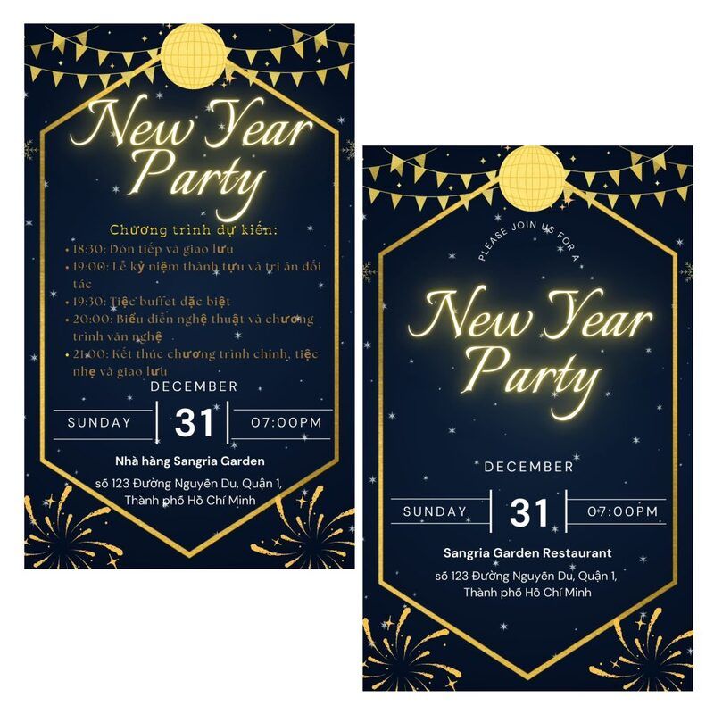 Thiệp mời Year End Party là gì?