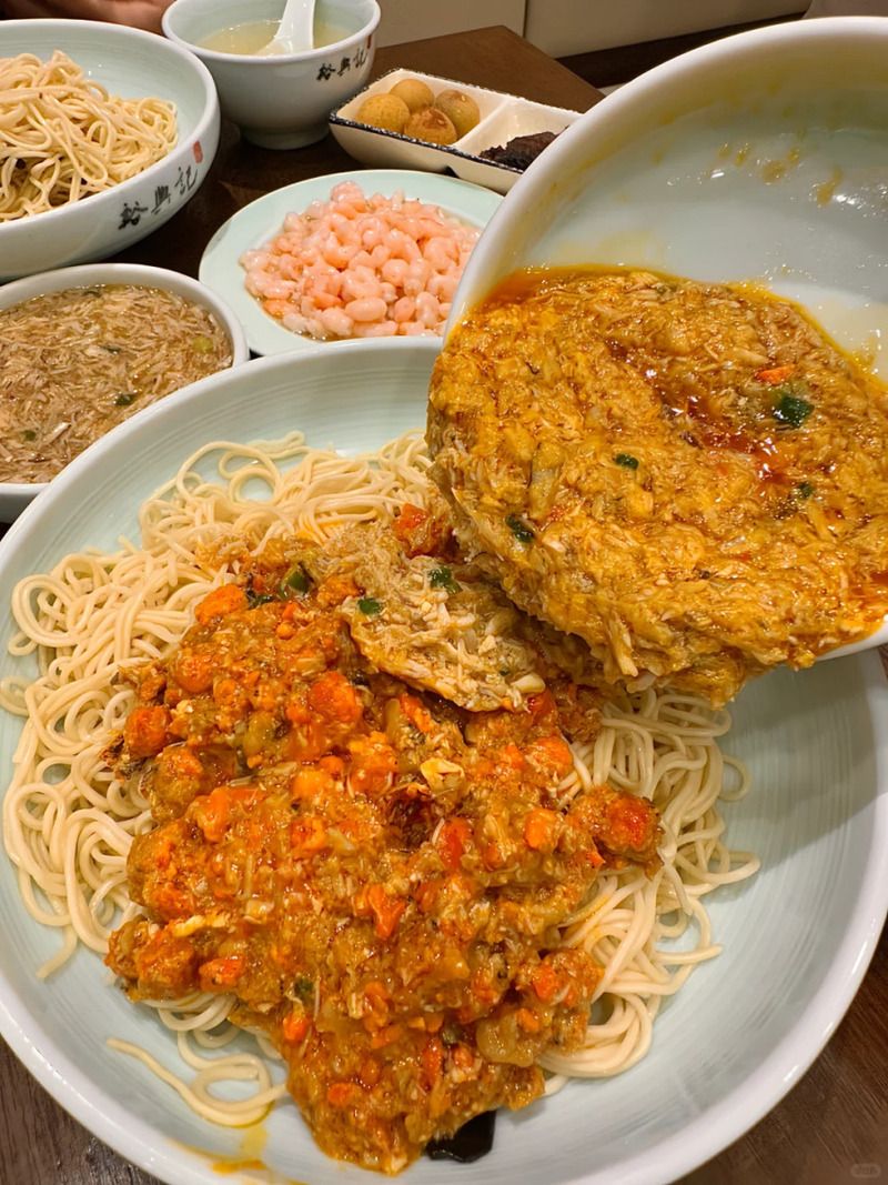 Mì cua lông Thượng Hải