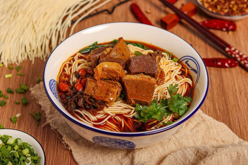 Mì thịt bò/Mì dầu hành